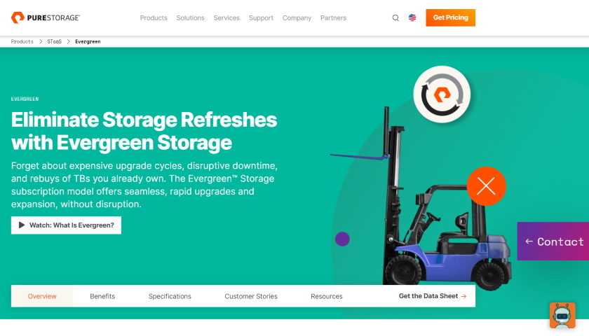 Evergreen Storage