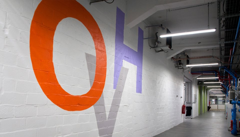 OVH Cloud datacenter wall