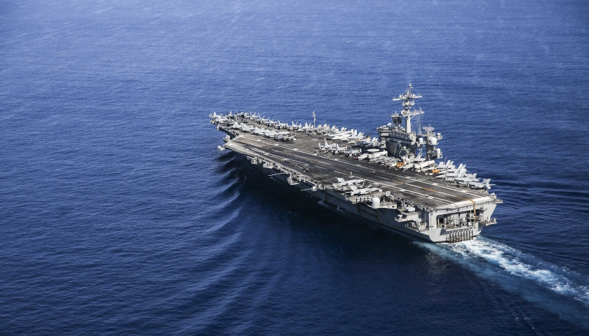 U.S.S. Abraham Lincoln aircraft carrier