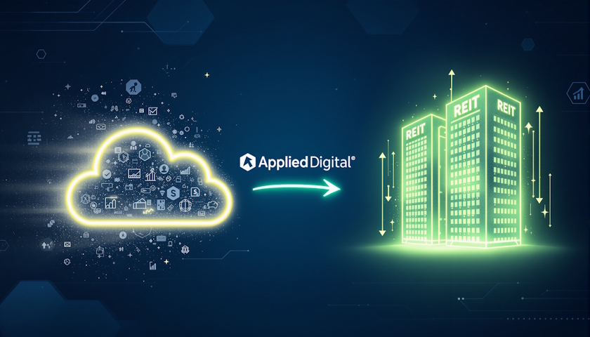 Applied Digital plánuje prodat cloudové služby ve prospěch zaměření na REIT