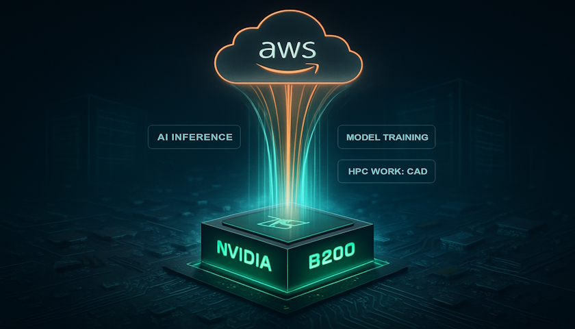 Nvidia B200s jsou nyní obecně dostupné prostřednictvím AWS