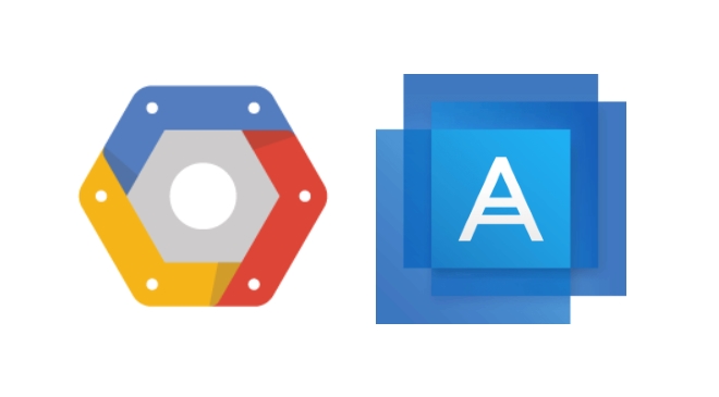 Acronis Google cloud