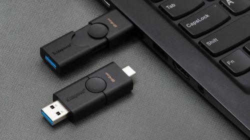 USB flash disk DataTraveler Duo s dvojím rozhraním