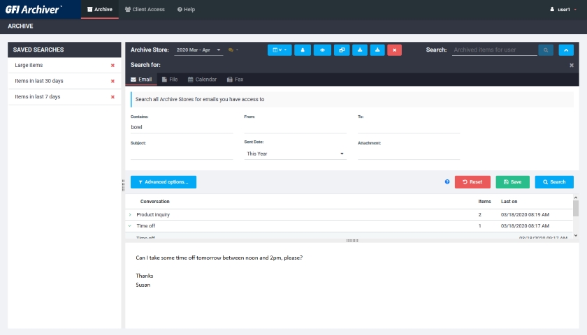GFI Archiver 15.0