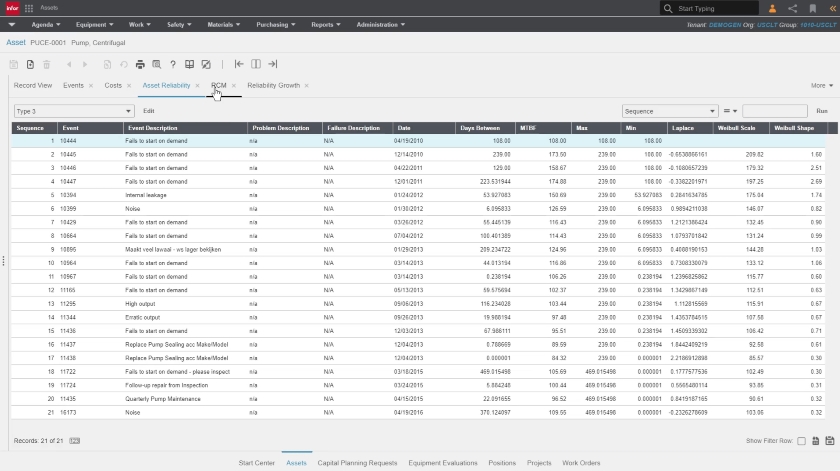 Infor CloudSuite EAM